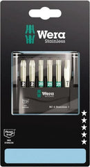 Wera - Posidriv Bit Set - 1/4" Drive - Strong Tooling