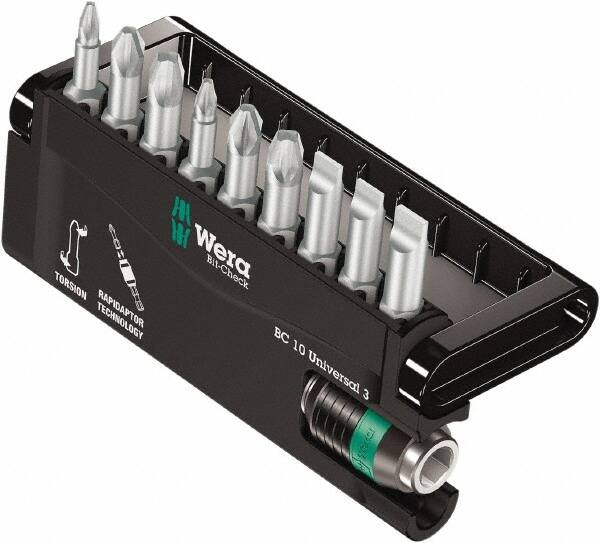 Wera - Posidriv Bit Set - 1/4" Drive - Strong Tooling