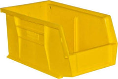 Durham - 11-3/8" Deep, Yellow Plastic Hang and Stack Bins - 5" High x 5-1/2" Wide x 11-3/8" Long - Strong Tooling