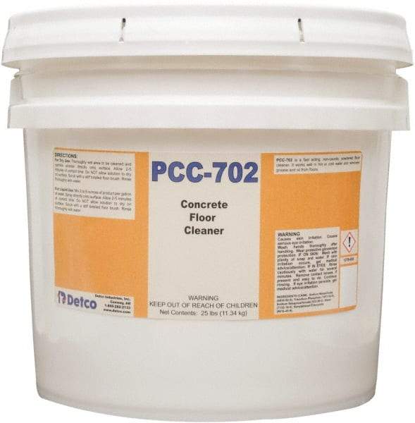 Detco - 25 Lt Pail Cleaner - Use on Concrete - Strong Tooling