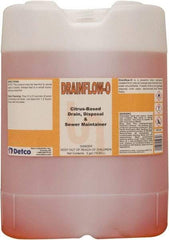 Detco - 5 Gal Liquid Drain Cleaner - Citrus Scent, Drum - Strong Tooling