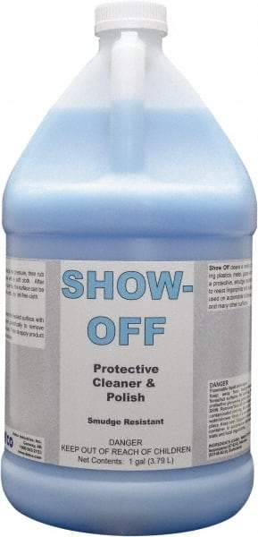 Detco - 1 Gal Bottle Unscented Glass Cleaner - Use on Glass, Plastic Surfaces - Strong Tooling