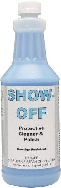 Detco - 32 oz Bottle Unscented Glass Cleaner - Use on Glass, Plastic Surfaces - Strong Tooling