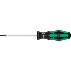 Wera - T8 Tamper Resistant Torx Driver - 2-3/8" Blade Length, 8-17/64" OAL, Ergonomic Handle, Chrome Plated Steel - Strong Tooling