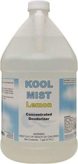 Detco - 1 Gal Bottle Deodorizer - Liquid, Lemon Scent, Concentrated, Environmentally Safe - Strong Tooling