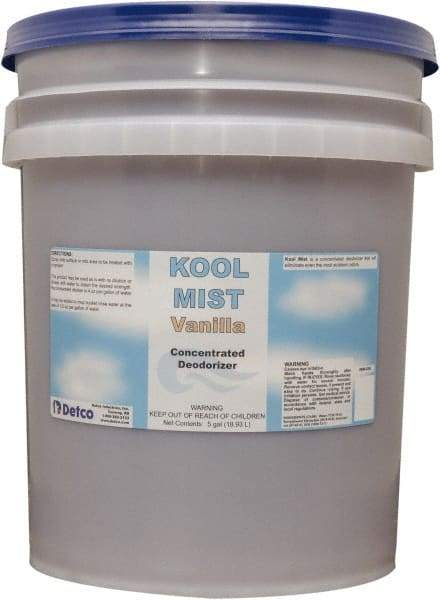 Detco - 5 Gal Pail Deodorizer - Liquid, Vanilla Scent, Concentrated, Environmentally Safe - Strong Tooling