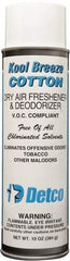 Detco - 20 oz Aerosol Can Deodorizer - Aerosol, Cotton Scent, Environmentally Safe - Strong Tooling