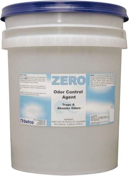 Detco - 5 Gal Pail Deodorizer - Liquid, Unscented, Environmentally Safe - Strong Tooling