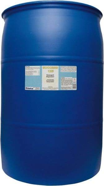 Detco - 55 Gal Drum Cleaner/Degreaser - Liquid, Butyl-Based, Unscented - Strong Tooling