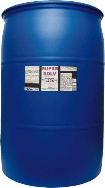 Detco - 55 Gal Drum Cleaner/Degreaser - Liquid, Butyl-Based, Unscented - Strong Tooling