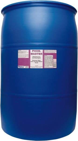 Detco - 55 Gal Drum All-Purpose Cleaner - Liquid, Detergent, Unscented - Strong Tooling