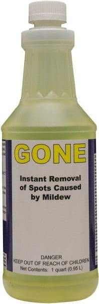 Detco - 32 oz Bottle Mildew Remover - Liquid, Water-Based, Unscented - Strong Tooling