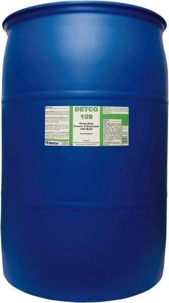 Detco - 55 Gal Drum Cleaner/Degreaser - Liquid, Butyl-Based, Unscented - Strong Tooling