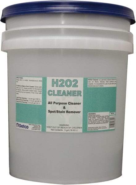 Detco - 5 Gal Bucket All-Purpose Cleaner - Liquid, Peroxide, Unscented - Strong Tooling