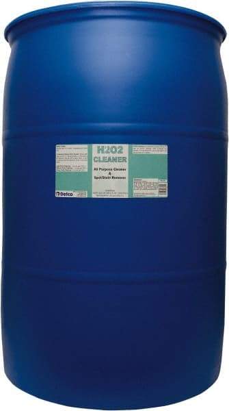 Detco - 55 Gal Drum All-Purpose Cleaner - Liquid, Peroxide, Unscented - Strong Tooling