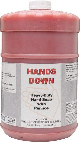 Detco - 1 Gal Bottle Gel Hand Cleaner with Grit - Red, Cherry Scent - Strong Tooling