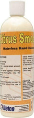 Detco - 16 oz Squeeze Bottle Waterless Cream Waterless Hand Cleaner - Yellow, Citrus Scent - Strong Tooling