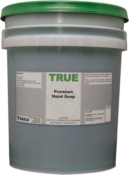 Detco - 5 Gal Pail Liquid Hand Cleaner - Green, Herbal Scent - Strong Tooling