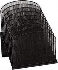 Safco - Black Document Organizer - Steel, Mesh - Strong Tooling