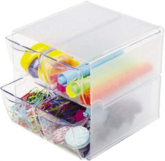 Deflect-o - Clear Desk Top Organizer - Plastic - Strong Tooling