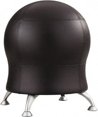 Safco - Black Vinyl Ball Chair - 18-3/4" Wide x 23" High - Strong Tooling