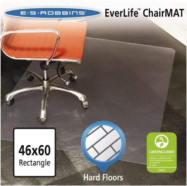 ES Robbins - 60" Long x 46" Wide, Chair Mat - Rectangular, Straight Edge Style - Strong Tooling