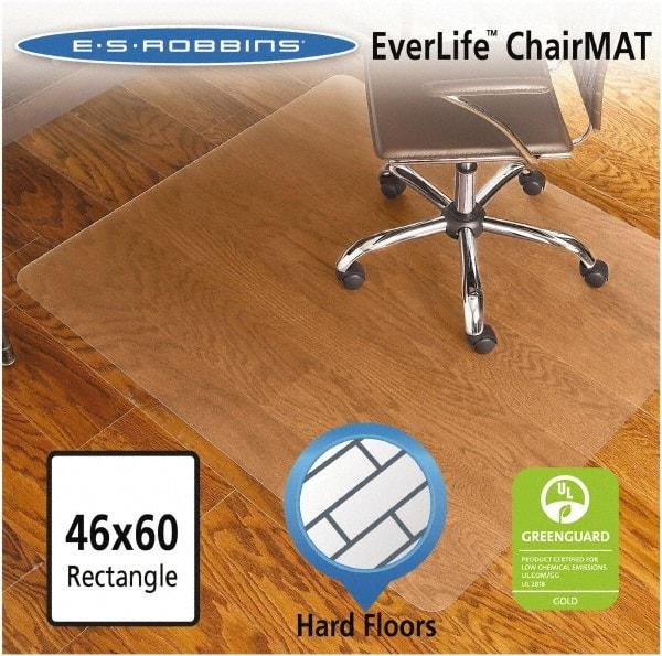 ES Robbins - 60" Long x 46" Wide, Chair Mat - Rectangular, Straight Edge Style - Strong Tooling