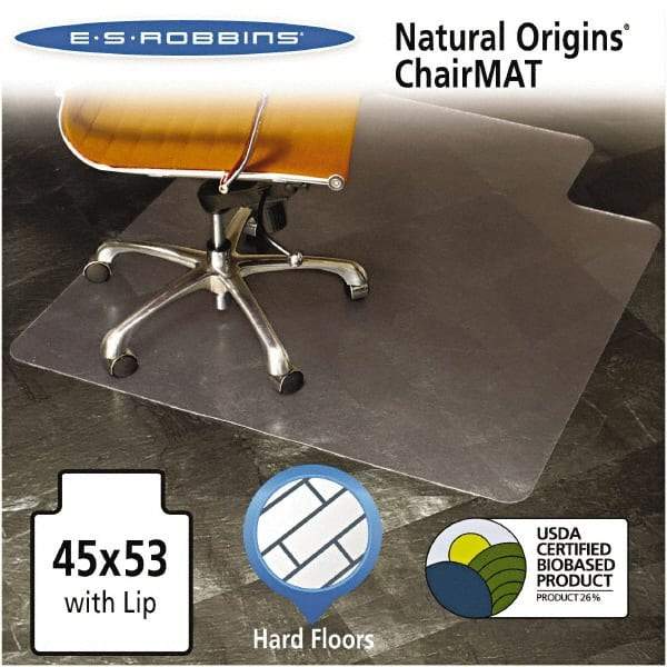 ES Robbins - 53" Long x 45" Wide, Chair Mat - Rectangular, Straight Edge Style - Strong Tooling