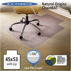 ES Robbins - 53" Long x 45" Wide, Chair Mat - Rectangular, Straight Edge Style - Strong Tooling