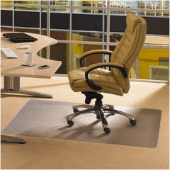 Floortex - 48" Long x 60" Wide, Chair Mat - Rectangular, Straight Edge Style - Strong Tooling