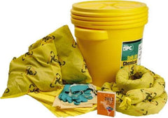 Brady SPC Sorbents - 16 Gal Capacity Chemical Spill Kit - 20 Gal Polyethylene Drum - Strong Tooling