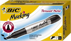 Bic - Tuxedo Black Permanent Marker - Chisel Tip, AP Nontoxic Ink - Strong Tooling