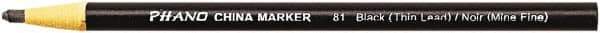 DIXON - Black China Marker - Soft Crayon Tip, Wax - Strong Tooling