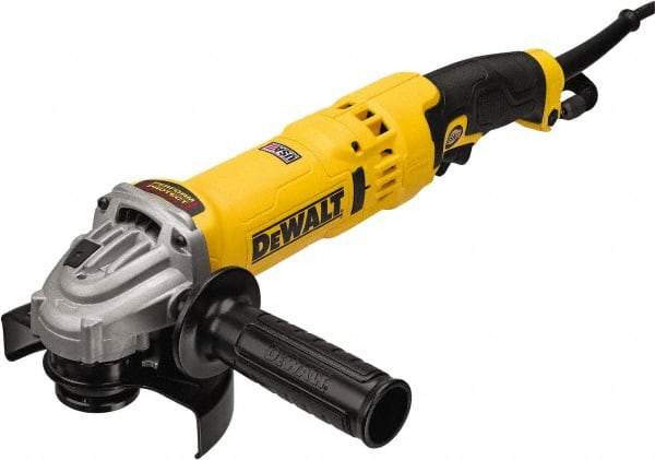 DeWALT - 4-1/2 & 5" Wheel Diam, 11,000 RPM, Corded Angle & Disc Grinder - 5/8-11 Spindle - Strong Tooling