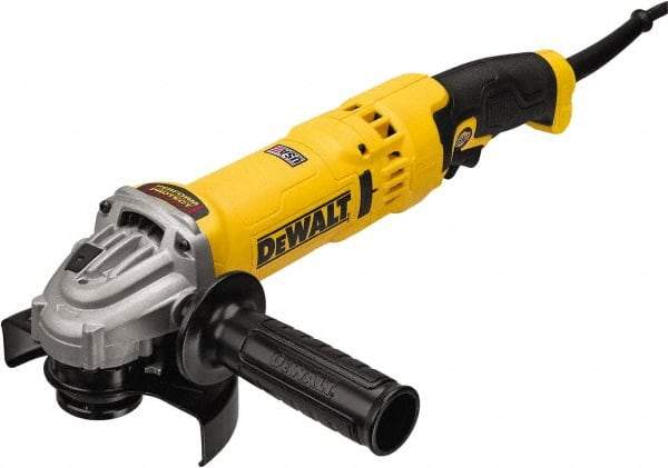 DeWALT - 4-1/2 & 5" Wheel Diam, 11,000 RPM, Corded Angle & Disc Grinder - 5/8-11 Spindle - Strong Tooling