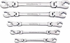 Armstrong - 5 Piece, 1/4 to 7/8" Flare Nut Wrench Set - Strong Tooling