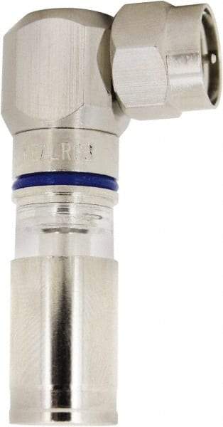 Ideal - Right Angle, RTQ Compression Coaxial Connector - Compatible with RG6 - Strong Tooling