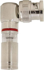 Ideal - Right Angle, BNC Compression Coaxial Connector - Compatible with RG59, Brass Body - Strong Tooling