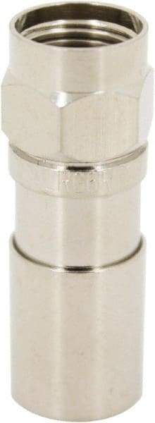 Ideal - Straight, RTQ Compression Coaxial Connector - Compatible with RG6 - Strong Tooling