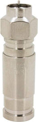 Ideal - Straight, F Type Compression Coaxial Connector - Compatible with RG11 - Strong Tooling