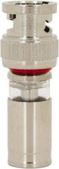 Ideal - Straight, BNC Compression Coaxial Connector - Compatible with RG59, Brass Body - Strong Tooling