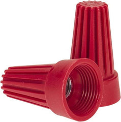 Ideal - 2, 14 to 4, 12 AWG, 600 Volt, Flame Retardant, Standard Twist on Wire Connector - Red, 221°F - Strong Tooling