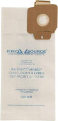 PRO-SOURCE - Meltblown Polypropylene & Paper Vacuum Bag - For Karcher/Tornado Models: CV30/1 & CV38/1 & CV48/2 Upright & NSS Pacer Models 112 - 115UE - Strong Tooling