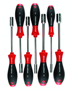 7 Piece - 3/16 - 1/2 - SoftFinish® Cushion Grip Inch Nut Driver Set - Strong Tooling