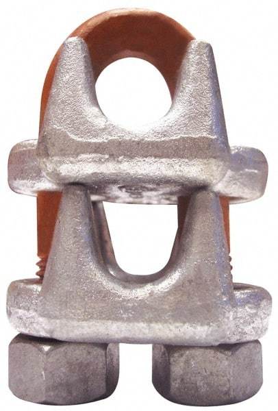 CM - 1/2" Piggyback Wedge Socket Clip - 1/2 - 13, 1.19" Between Centers, Galvanized - Strong Tooling