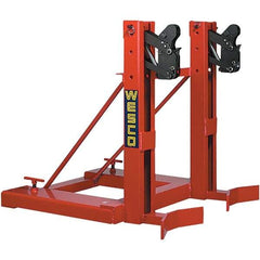 Wesco Industrial Products - 1,000 Lb Load Capacity, 16, 30, 55 & 85 Gal Drum Grab - 33-1/4" Wide x 34" High, Steel Wheels - Strong Tooling