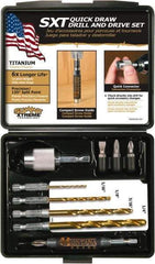 Montana - 10 Piece, Quick Draw Drill & Drive Set - 0.05 to 1/4" Hex, 1/4" Drive - Strong Tooling