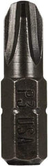 Montana - #3 Phillips Screwdriver Bit - 1/4" Hex Drive, 1" OAL - Strong Tooling