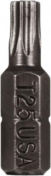 Montana - T25 Torx Bit - 1/4" Hex Drive, 1" OAL - Strong Tooling