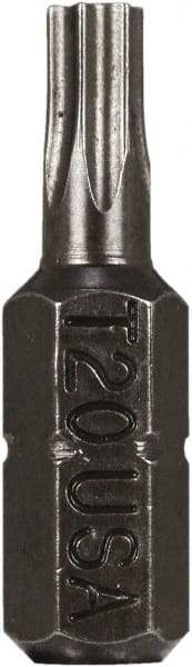 Montana - T20 Torx Bit - 1/4" Hex Drive, 1" OAL - Strong Tooling